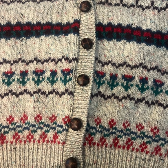 Lands' End Multicolor Knit Vest - Picture 4 of 5